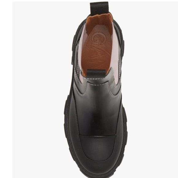 Ganni Platform Chelsea Boot NWT Black & Pink Size 11 NWT - Picture 5 of 8